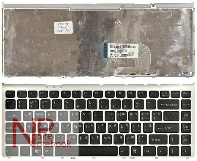 Клавиатура для Sony Vaio VGN-FW чёрная