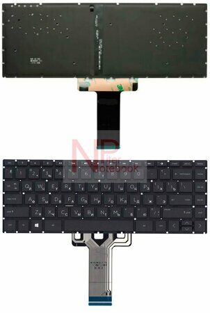 Клавиатура для HP 14-ba016 X360 черная